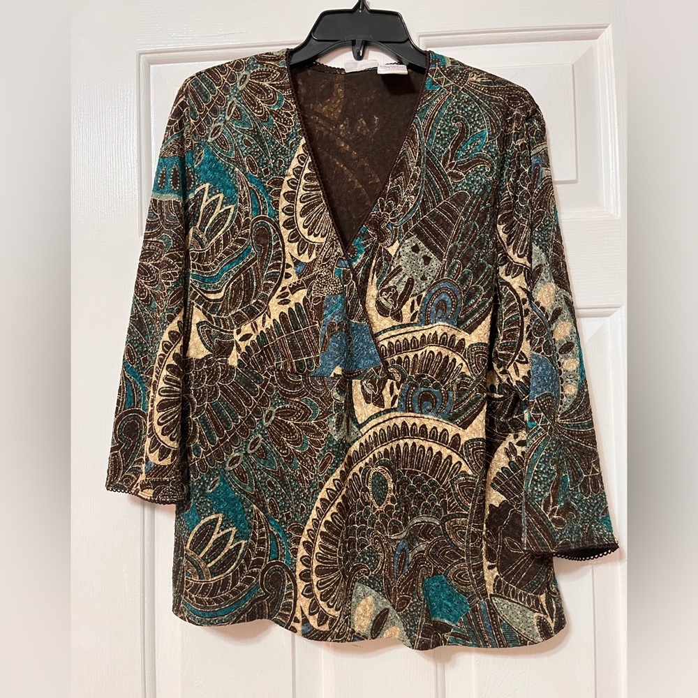 Fall Top with V-Neck